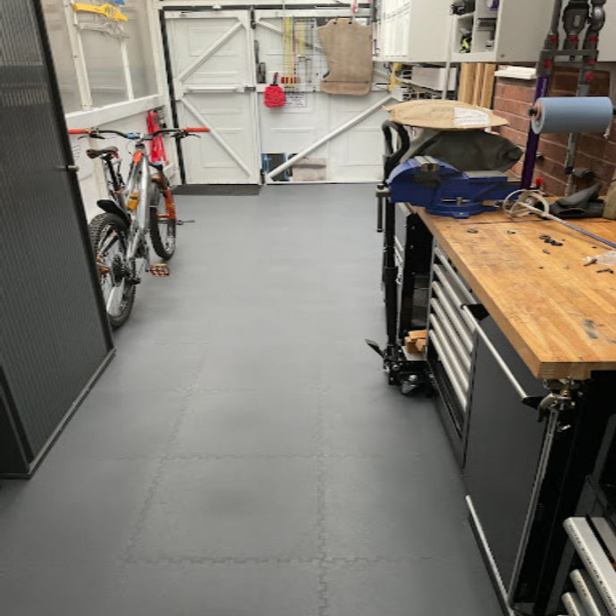 Interlocking Floor Tiles (1m2) X500/7 Graphite
